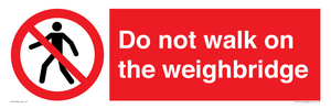 PV13378: Do not walk on the weighbridge
