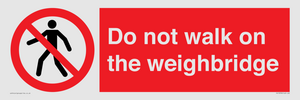 PV13378: Do not walk on the weighbridge