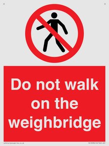 PV13378: Do not walk on the weighbridge