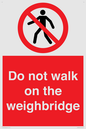 PV13378: Do not walk on the weighbridge