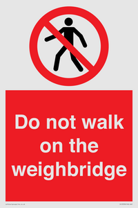 PV13378: Do not walk on the weighbridge