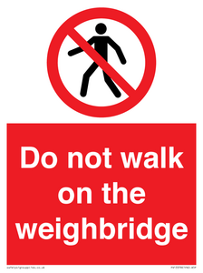 PV13378: Do not walk on the weighbridge