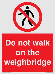 PV13378: Do not walk on the weighbridge