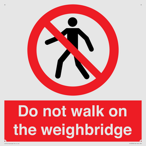 PV13378: Do not walk on the weighbridge