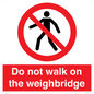 PV13378: Do not walk on the weighbridge