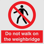 PV13378: Do not walk on the weighbridge