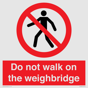 PV13378: Do not walk on the weighbridge
