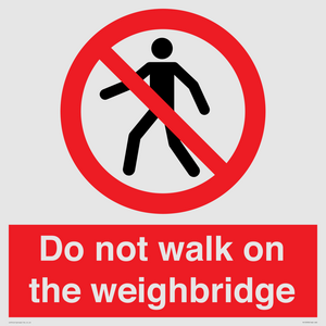 PV13378: Do not walk on the weighbridge