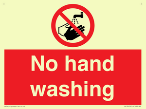 PV13413: No hand washing