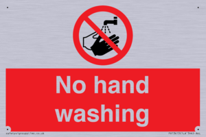 PV13413: No hand washing