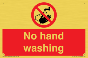 PV13413: No hand washing