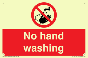 PV13413: No hand washing