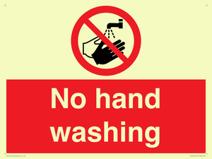 PV13413: No hand washing