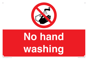 PV13413: No hand washing