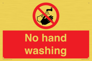 PV13413: No hand washing