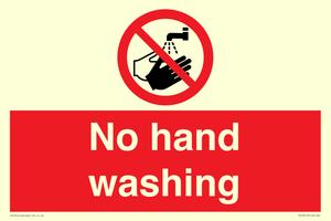 PV13413: No hand washing