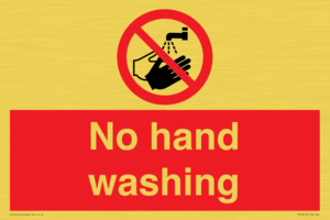 PV13413: No hand washing