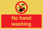 PV13413: No hand washing
