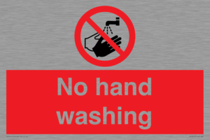 PV13413: No hand washing