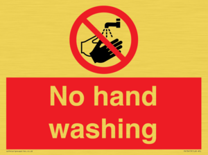 PV13413: No hand washing