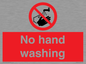 PV13413: No hand washing