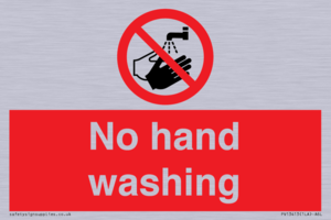 PV13413: No hand washing