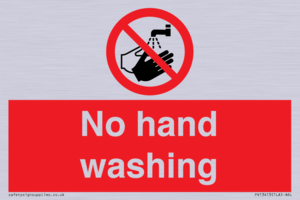 PV13413: No hand washing