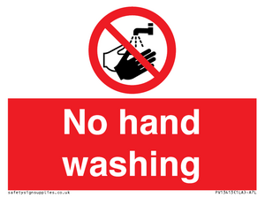 PV13413: No hand washing