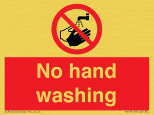 PV13413: No hand washing