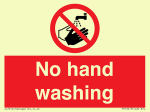 PV13413: No hand washing