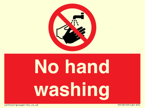 PV13413: No hand washing