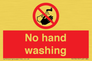 PV13413: No hand washing