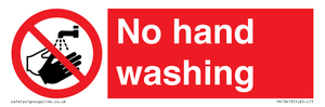 PV13413: No hand washing