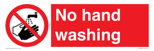 PV13413: No hand washing