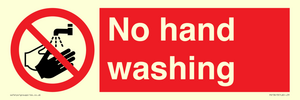 PV13413: No hand washing
