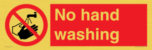 PV13413: No hand washing