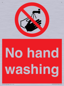 PV13413: No hand washing