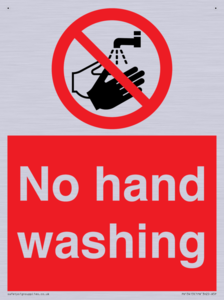 PV13413: No hand washing