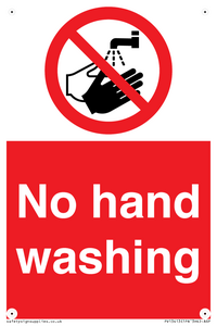 PV13413: No hand washing