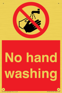 PV13413: No hand washing