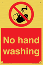 PV13413: No hand washing