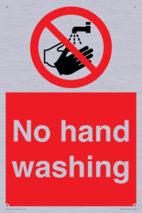 PV13413: No hand washing