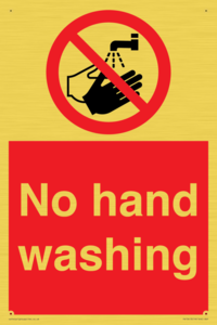 PV13413: No hand washing
