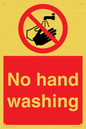 PV13413: No hand washing