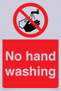 PV13413: No hand washing