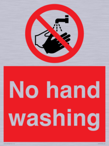 PV13413: No hand washing