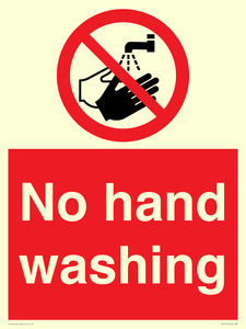 PV13413: No hand washing