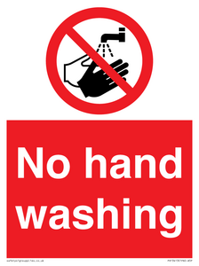 PV13413: No hand washing