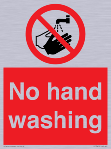 PV13413: No hand washing