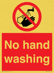 PV13413: No hand washing